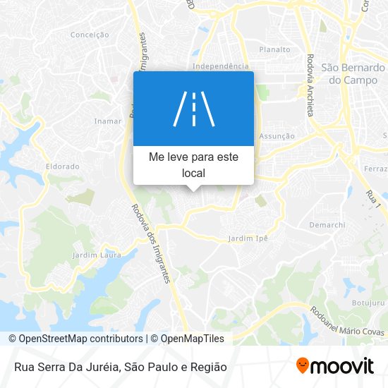 Rua Serra Da Juréia mapa