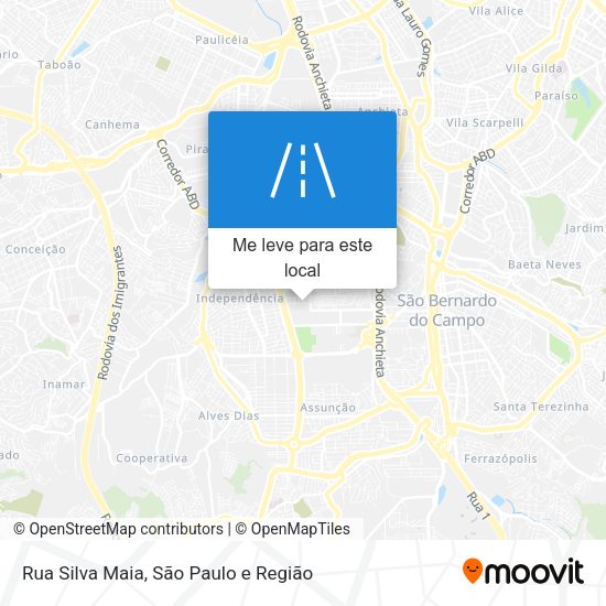 Rua Silva Maia mapa