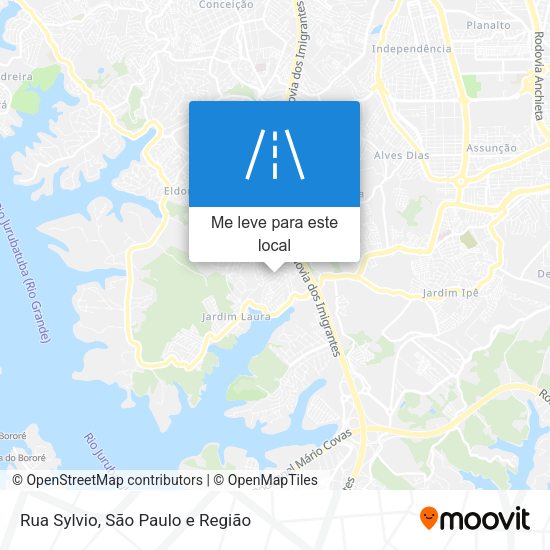 Rua Sylvio mapa