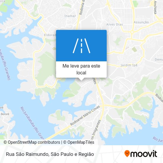 Rua São Raimundo mapa