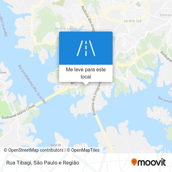 Rua Tibagi mapa