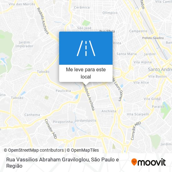 Rua Vassilios Abraham Graviloglou mapa