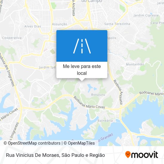 Rua Vinicius De Moraes mapa