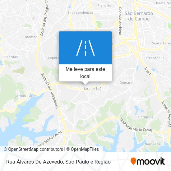 Rua Álvares De Azevedo mapa