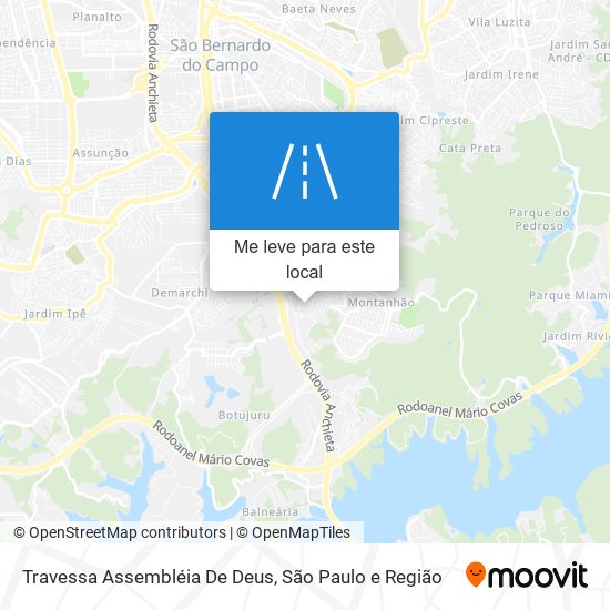 Travessa Assembléia De Deus mapa