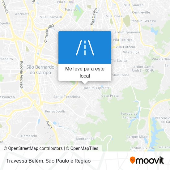 Travessa Belém mapa