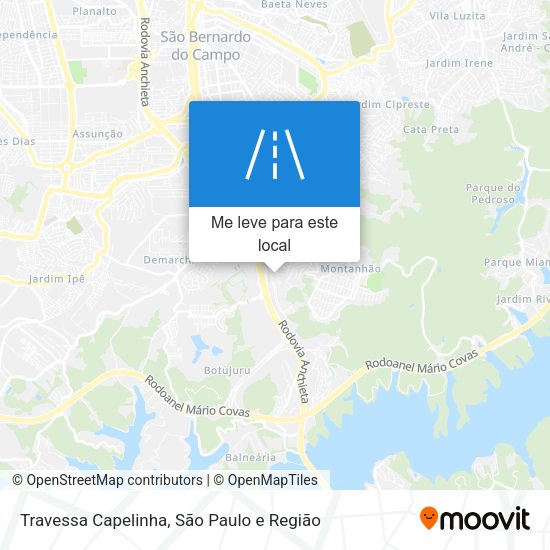 Travessa Capelinha mapa