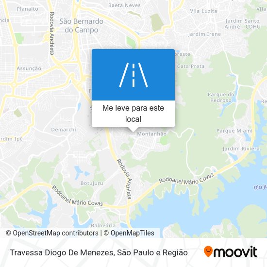 Travessa Diogo De Menezes mapa