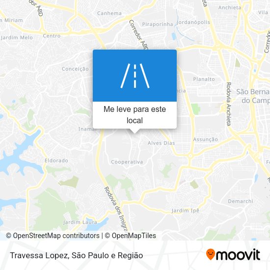 Travessa Lopez mapa