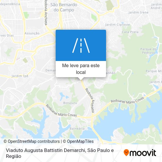 Viaduto Augusta Battistin Demarchi mapa