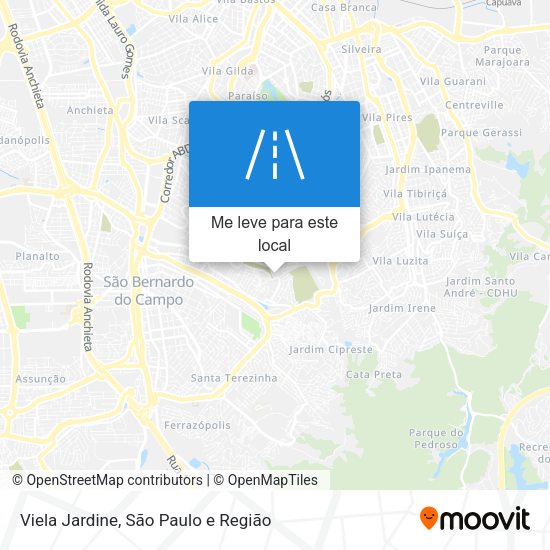 Viela Jardine mapa