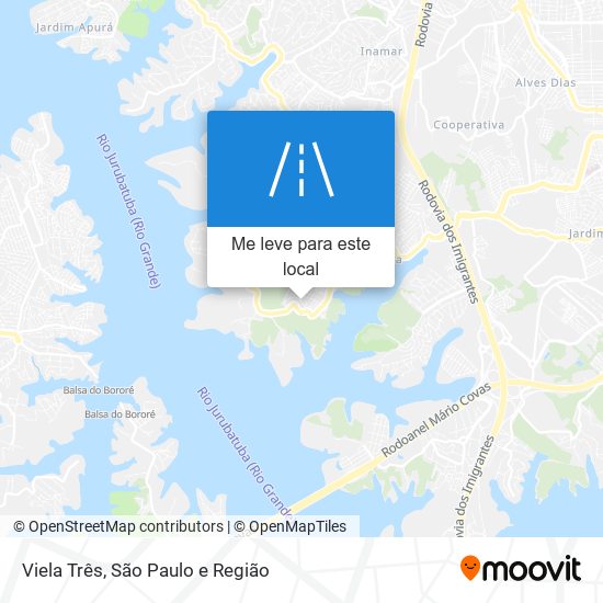 Viela Três mapa
