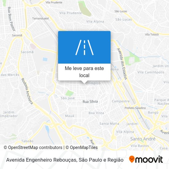 Avenida Engenheiro Rebouças mapa