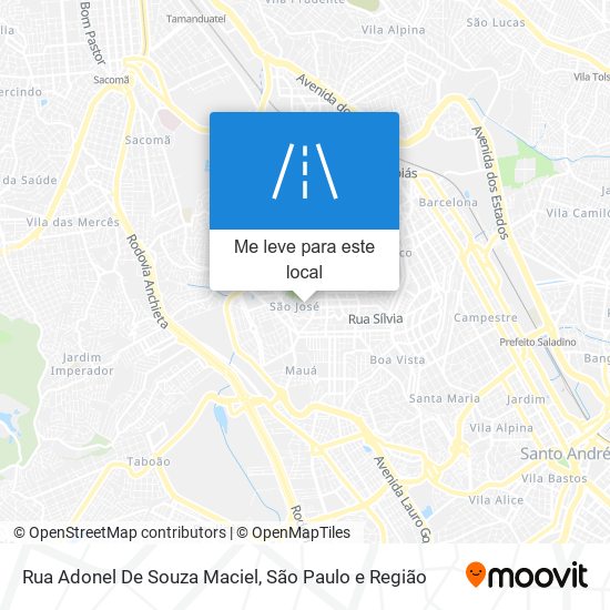 Rua Adonel De Souza Maciel mapa