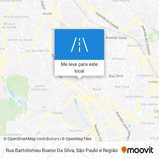 Rua Bartolomeu Bueno Da Silva mapa