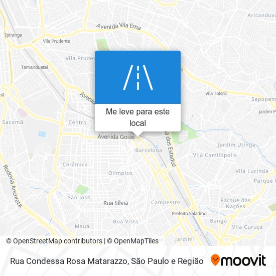 Rua Condessa Rosa Matarazzo mapa