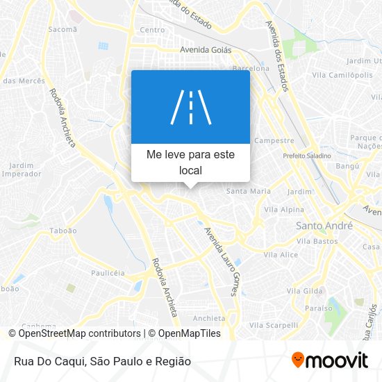 Rua Do Caqui mapa