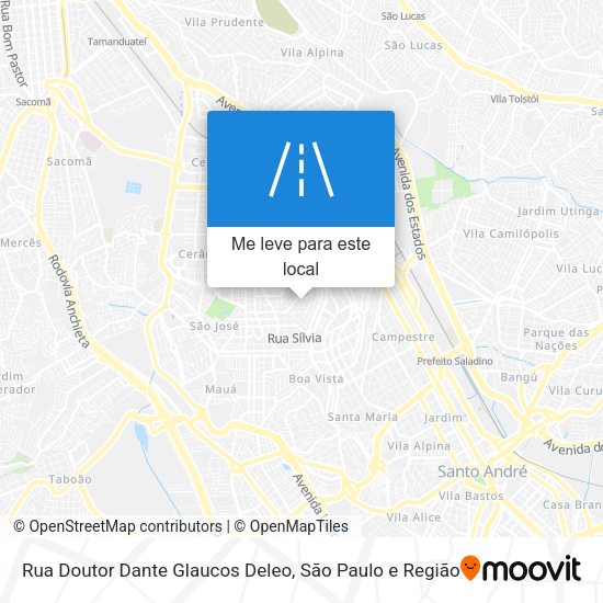 Rua Doutor Dante Glaucos Deleo mapa