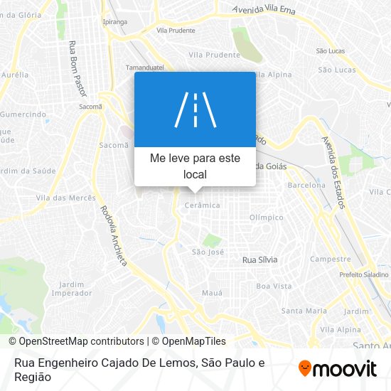 Rua Engenheiro Cajado De Lemos mapa