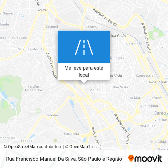 Rua Francisco Manuel Da Silva mapa