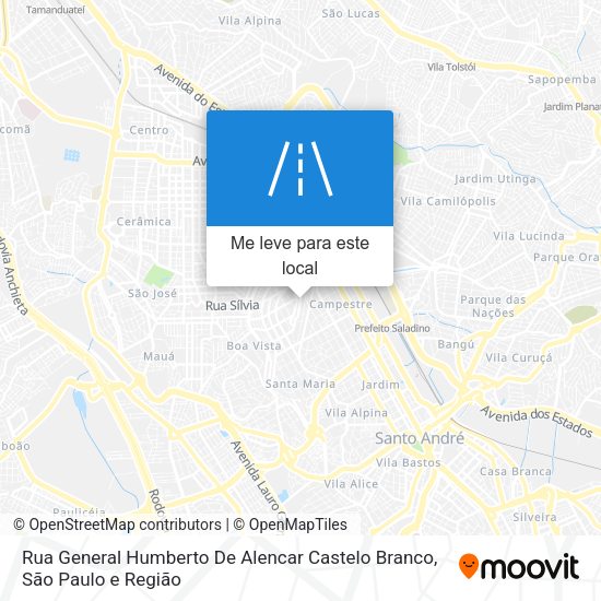 Rua General Humberto De Alencar Castelo Branco mapa