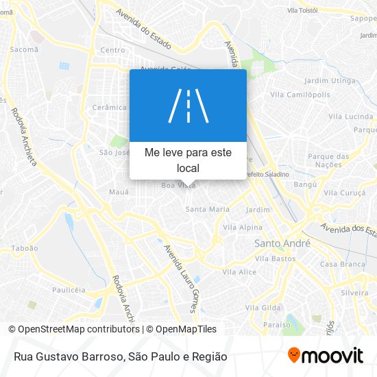 Rua Gustavo Barroso mapa