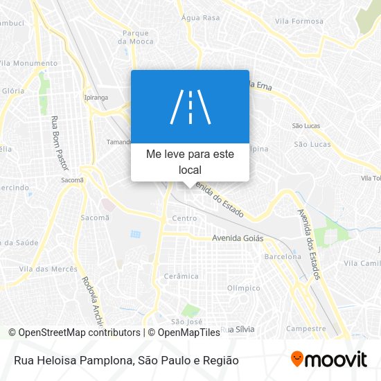 Rua Heloisa Pamplona mapa