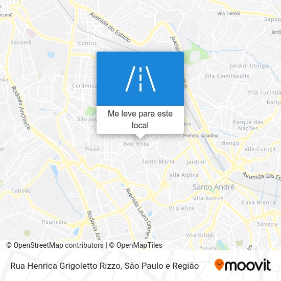 Rua Henrica Grigoletto Rizzo mapa