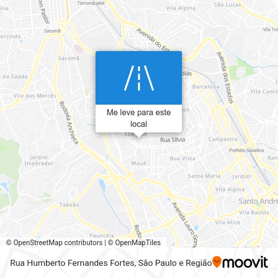 Rua Humberto Fernandes Fortes mapa