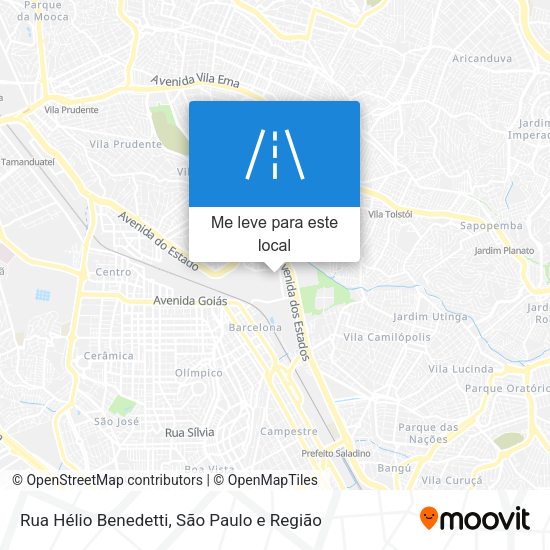 Rua Hélio Benedetti mapa