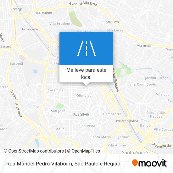 Rua Manoel Pedro Vilaboim mapa