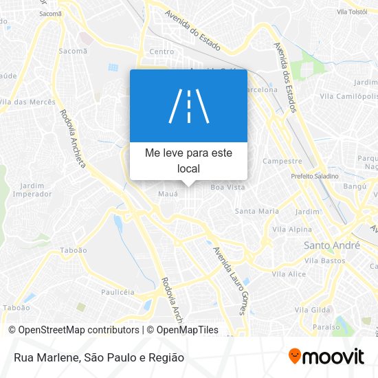 Rua Marlene mapa