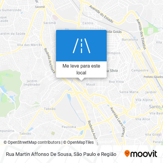 Rua Martin Affonso De Sousa mapa