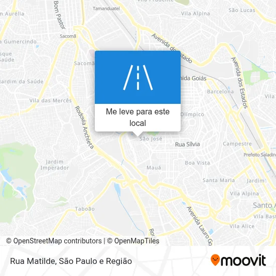Rua Matilde mapa
