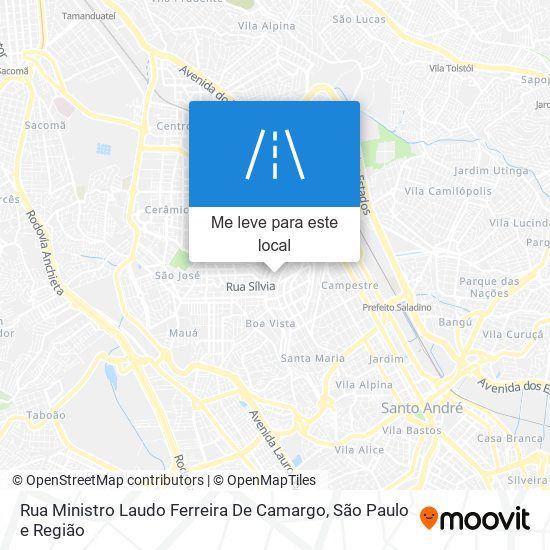 Rua Ministro Laudo Ferreira De Camargo mapa