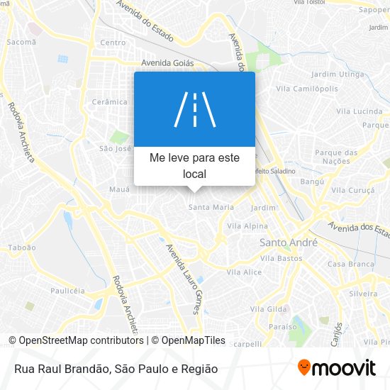 Rua Raul Brandão mapa