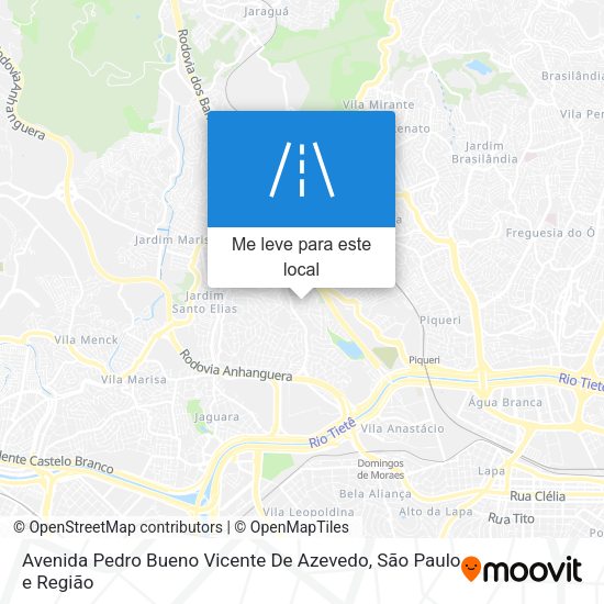 Avenida Pedro Bueno Vicente De Azevedo mapa