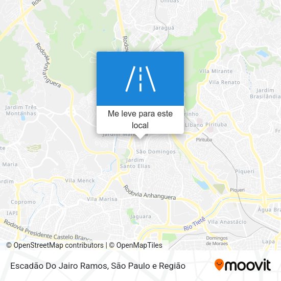 Escadão Do Jairo Ramos mapa