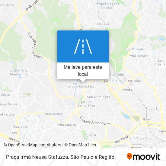 Praça Irmã Neusa Stafuzza mapa