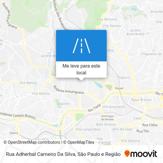Rua Adherbal Carneiro Da Silva mapa