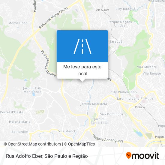 Rua Adolfo Eber mapa