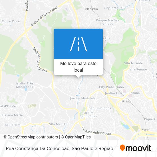 Rua Constança Da Conceicao mapa
