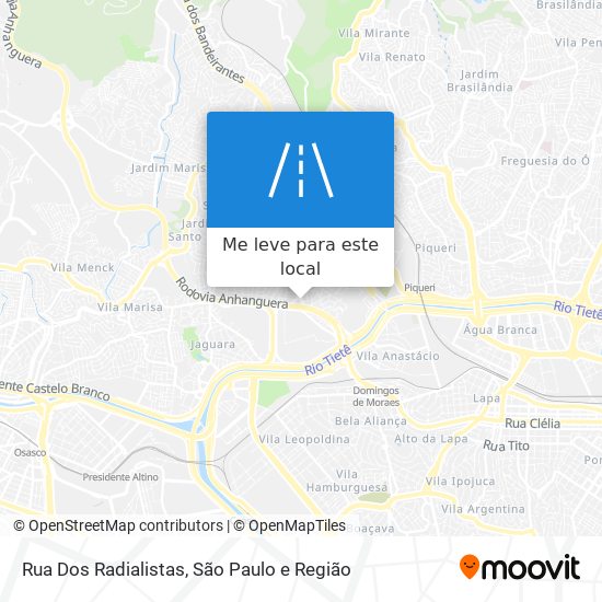 Rua Dos Radialistas mapa