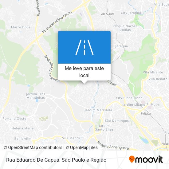 Rua Eduardo De Capuá mapa
