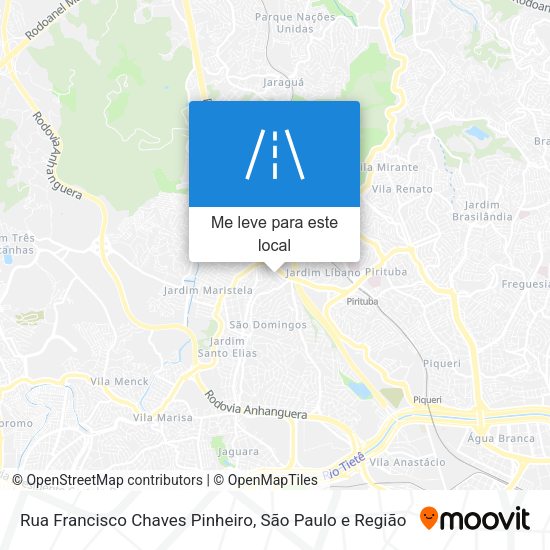Rua Francisco Chaves Pinheiro mapa