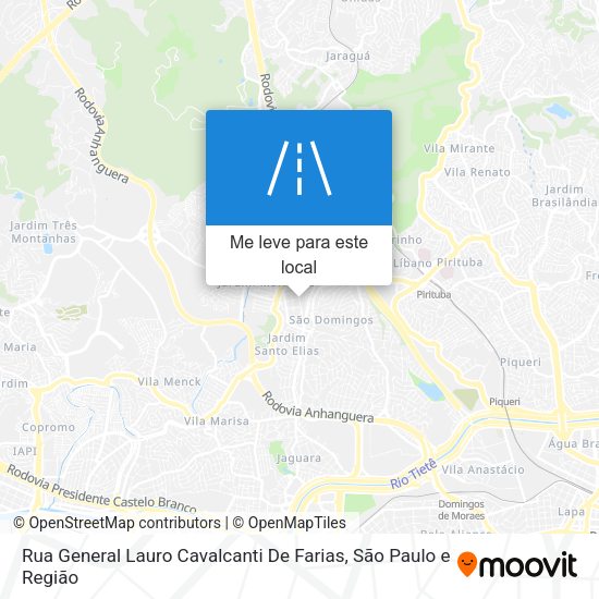 Rua General Lauro Cavalcanti De Farias mapa