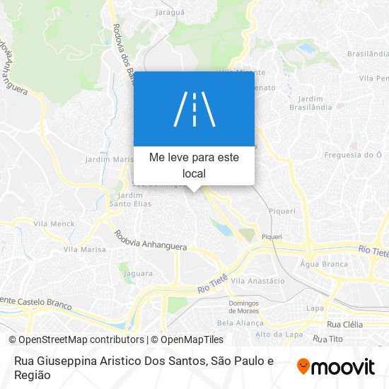 Rua Giuseppina Aristico Dos Santos mapa