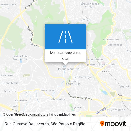 Rua Gustavo De Lacerda mapa