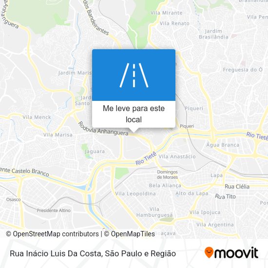 Rua Inácio Luis Da Costa mapa