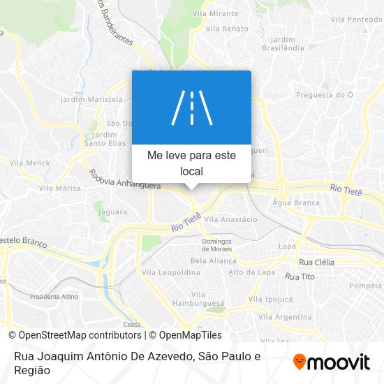Rua Joaquim Antônio De Azevedo mapa
